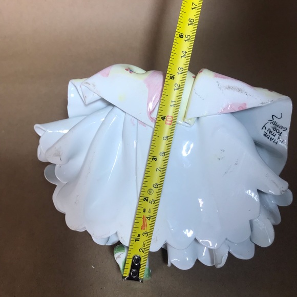 Rare  Made in Italy for Gump's Fine Porcelain Pierrot Girl Clown with Kitty - Picture 9 of 9